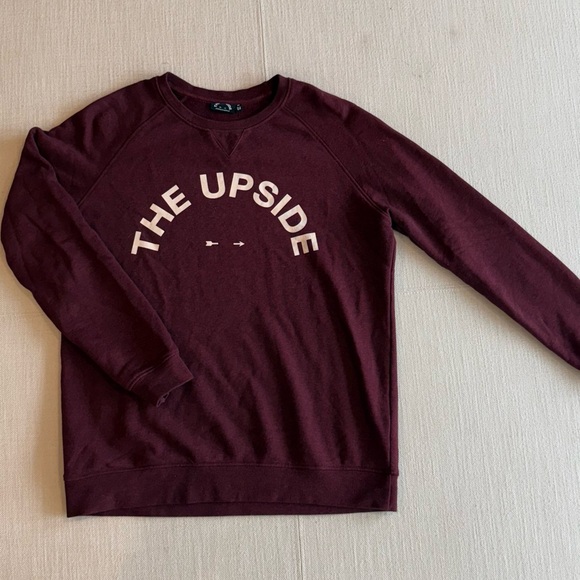 The Upside Women's Burgundy Crewneck Sweater - Picture 1 of 1